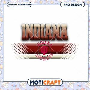 Indiana Hoosiers PNG Graphic for Instant Download Design