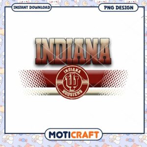 Indiana Hoosiers PNG Design Instant Download