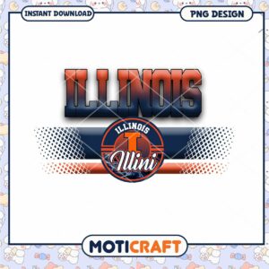 Illinois Mini PNG Design Instant Download