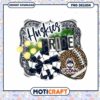 Huskies Pride Football PNG Design for Instant Download