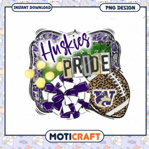 Huskies Pride PNG Sublimation Design