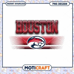 Houston Cougars PNG Design Instant Download