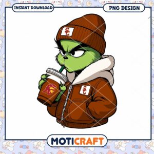 Grinch USC Fan PNG Design