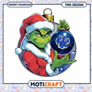 Grinch UK Ornament PNG Design