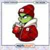 Grinch PNG Red Jacket Starbucks Design