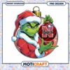 Grinch Nebraska Huskers Christmas Ornament PNG
