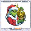 Grinch Holding Ornament Character PNG Download Design