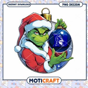 Grinch Christmas PNG Design Holiday Ornament Download
