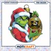 Grinch Christmas Ornament PNG Design for Instant Download