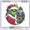 Grinch Christmas Ornament PNG Design for Holiday Cheer