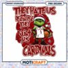 Grinch Cardinals PNG Sublimation Design
