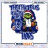 Grinch Basketball Lions PNG Sublimation