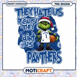 Grinch Basketball PNG Design for Panthers Fans Download