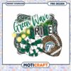 Green Wave Pride PNG Sublimation Design