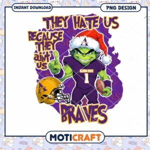 Grinch Alcorn State Braves PNG Sublimation