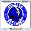 Gonzaga Bulldogs Skull PNG Design