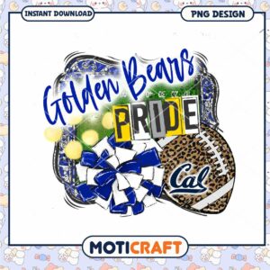 Golden Bears Pride PNG Sublimation