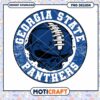 Georgia State Panthers Skull PNG Design