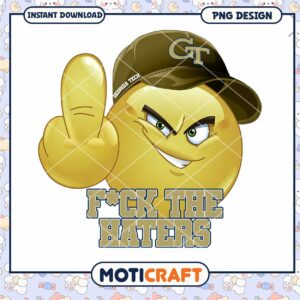 Georgia Tech Emoticon PNG Instant Download