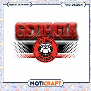 Georgia Bulldogs PNG Design Instant Download