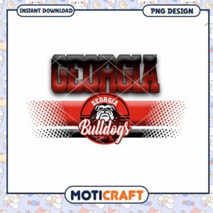 Georgia Bulldogs PNG Sublimation Design