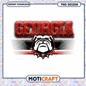 Georgia Bulldogs PNG Design Instant Download Art Graphic