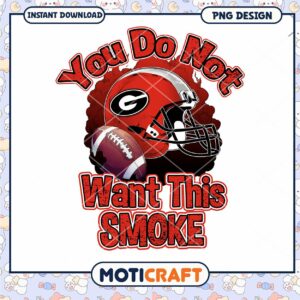 Georgia Bulldogs Football PNG Design