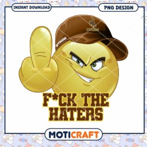 Funny Emoji Middle Finger Design for Bold Statements PNG