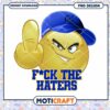 Funny Emoji Fck the Haters PNG Design for Download