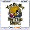 Football Smoke PNG Sublimation Design