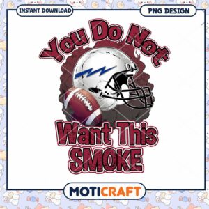 Football Smoke PNG Design Instant Download