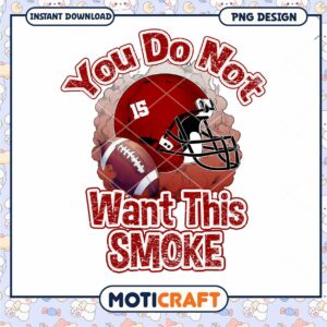 Football Smoke Design You Do Not Want This PNG Download