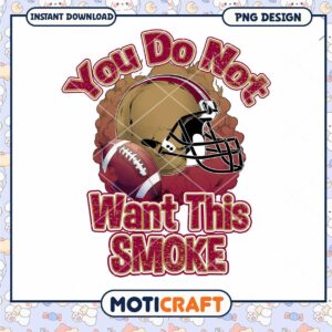 Football Smoke Design PNG for Instant Download Art