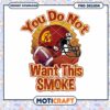 Football Helmet Smoke PNG Design
