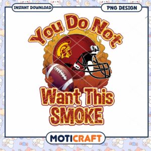 Football Helmet Smoke PNG Design