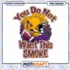 Football Helmet Smoke Design Downloadable PNG Art