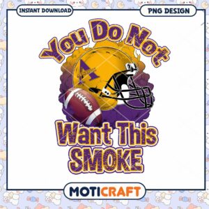 Football Helmet Smoke Design Downloadable PNG Art