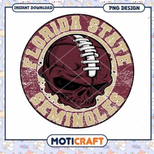 Florida State Seminoles Skull PNG