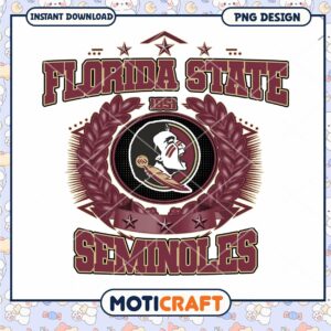 Florida State Seminoles PNG Design Instant Download Art