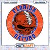 Florida Gators Skull PNG Design