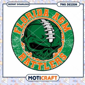 Florida A&M Rattlers Skull PNG