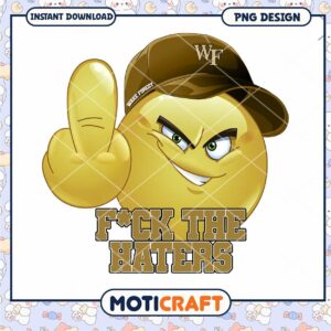 Emoji Middle Finger PNG Haters Design