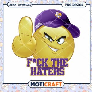 Emoji Middle Finger Haters PNG Design