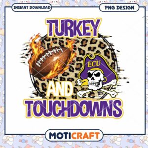 ECU Turkey & Touchdowns PNG