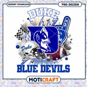Duke Blue Devils PNG Sublimation Design