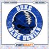 Duke Blue Devils Skull PNG Design