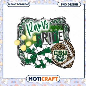 CSU Rams Pride PNG Sublimation Design