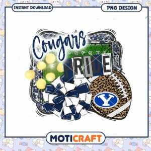 Cougar Pride PNG Sublimation Design