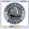 Connecticut Huskies Skull PNG Design