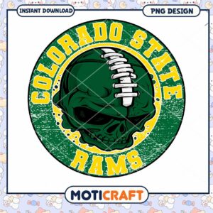 Colorado State Rams Skull PNG